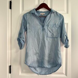 Blue chambray shirt